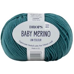 Siūlai Drops Baby Merino 47, 50 g, 175 m. kaina ir informacija | Mezgimui | pigu.lt