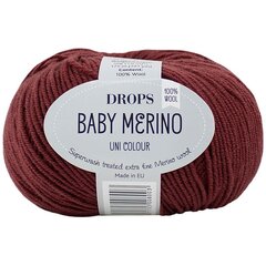 Пряжа Drops Baby Merino 51, 50 г, 175 м. цена и информация | Принадлежности для вязания | pigu.lt