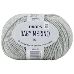 Siūlai Drops Baby Merino 22, 50 g, 175 m. kaina ir informacija | Mezgimui | pigu.lt