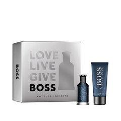 Kosmetikos rinkinys Hugo Boss Bottled Infinite EDP vyrams: kvapusis vanduo EDP, 50 ml + dušo gelis, 100 ml цена и информация | Мужские духи | pigu.lt