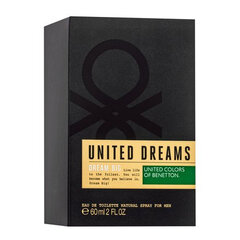 Tualetinis vanduo Benetton United Dreams Dream Big EDT vyrams, 60 ml цена и информация | Мужские духи | pigu.lt