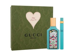 Набор парфюмерии Gucci Flora Gorgeous Jasmine Edp, 50 мл + Edp 10 мл цена и информация | Женские духи | pigu.lt