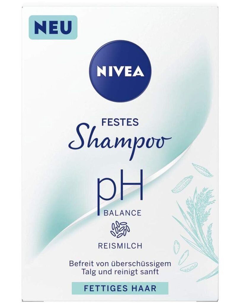 Šampūnas riebaluotis linkusiems plaukams Nivea Shampoo bar PH Balance, 75 g kaina ir informacija | Šampūnai | pigu.lt