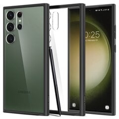 Case SPIGEN Ultra Hybrid  ACS05618 for Samsung Galaxy S23 Ultra - Matte Black цена и информация | Чехлы для телефонов | pigu.lt