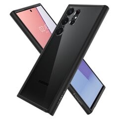 Case SPIGEN Ultra Hybrid  ACS05618 for Samsung Galaxy S23 Ultra - Matte Black цена и информация | Чехлы для телефонов | pigu.lt