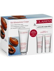 Набор косметики Clarins: лосьон для тела, 200 мл + скраб для тела, 30 мл + средство для укрепления тела, 30 мл цена и информация | Кремы, лосьоны для тела | pigu.lt