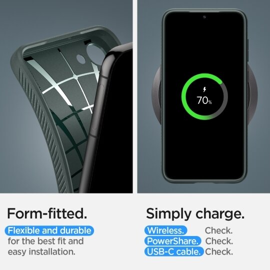 Spigen skirtas Samsung Galaxy S23, žalias kaina ir informacija | Telefono dėklai | pigu.lt