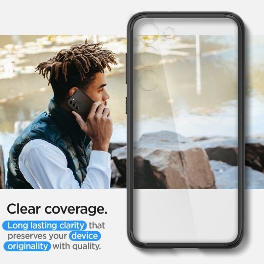 Spigen Ultra Hybrid ACS05669 skirtas Samsung Galaxy S23 Plus, juodas цена и информация | Telefono dėklai | pigu.lt
