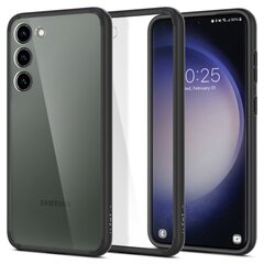 Case SPIGEN Ultra Hybrid  ACS05669 for Samsung Galaxy S23 Plus - Matte Black цена и информация | Чехлы для телефонов | pigu.lt