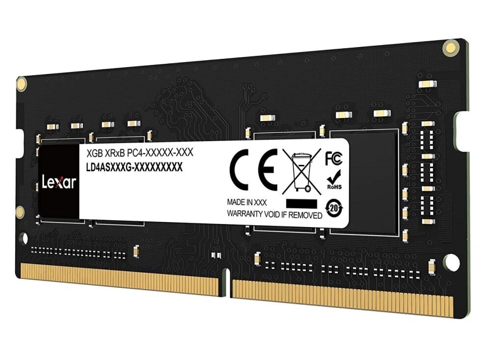 Lexar, 8GB, DDR4, 3200MHz, LD4AS008G-B3200GSST цена и информация | Operatyvioji atmintis (RAM) | pigu.lt