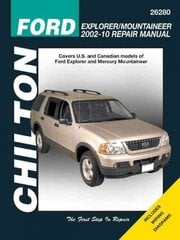 Ford Explorer & Mercury Mountainer 02-10 (Chilton): 02-10 цена и информация | Путеводители, путешествия | pigu.lt