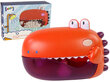 Muilo burbulų žaislas maudynėms Dinozauras LeanToys, raudonas kaina ir informacija | Žaislai kūdikiams | pigu.lt