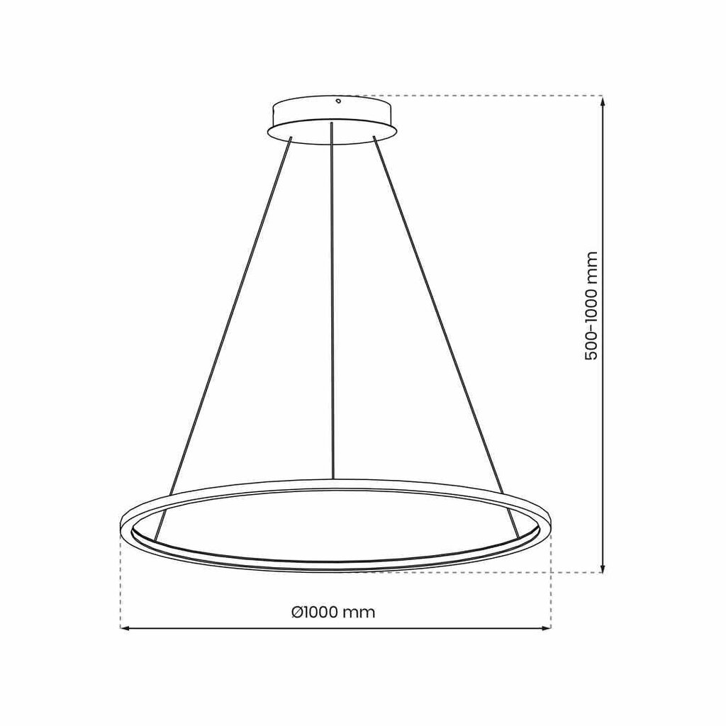 Pakabinamas LED šviestuvas Milagro Saturno Gold kaina ir informacija | Pakabinami šviestuvai | pigu.lt