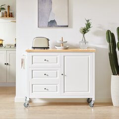 Кухонный шкаф SoBuy FKW106-WN, белый цвет цена и информация | Кухонные шкафчики | pigu.lt