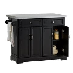 Кухонный шкафчик SoBuy FKW71-SCH, черный цена и информация | Кухонные шкафчики | pigu.lt
