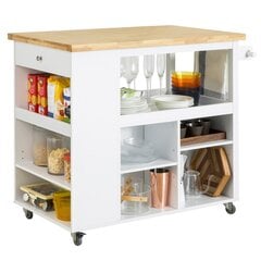 Кухонный шкафчик SoBuy FKW97-WN, белый цена и информация | Кухонные шкафчики | pigu.lt
