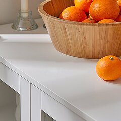 Кухонный шкафчик SoBuy FSB57-W, белый цвет цена и информация | Кухонные шкафчики | pigu.lt