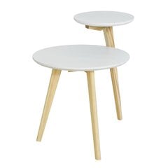 Кофейный столик SoBuy FBT53-WN, белый цвет цена и информация | Журнальные столики | pigu.lt