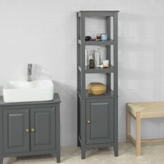 Шкаф для ванной SoBuy FRG205-DG, серый цвет цена и информация | Шкафчики для ванной | pigu.lt