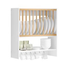 Кухонный шкаф SoBuy KCR09-W, белый цвет цена и информация | Кухонные шкафчики | pigu.lt