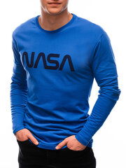 Palaidinė vyrams Edoti L143, mėlyna kaina ir informacija | Vyriški marškinėliai | pigu.lt