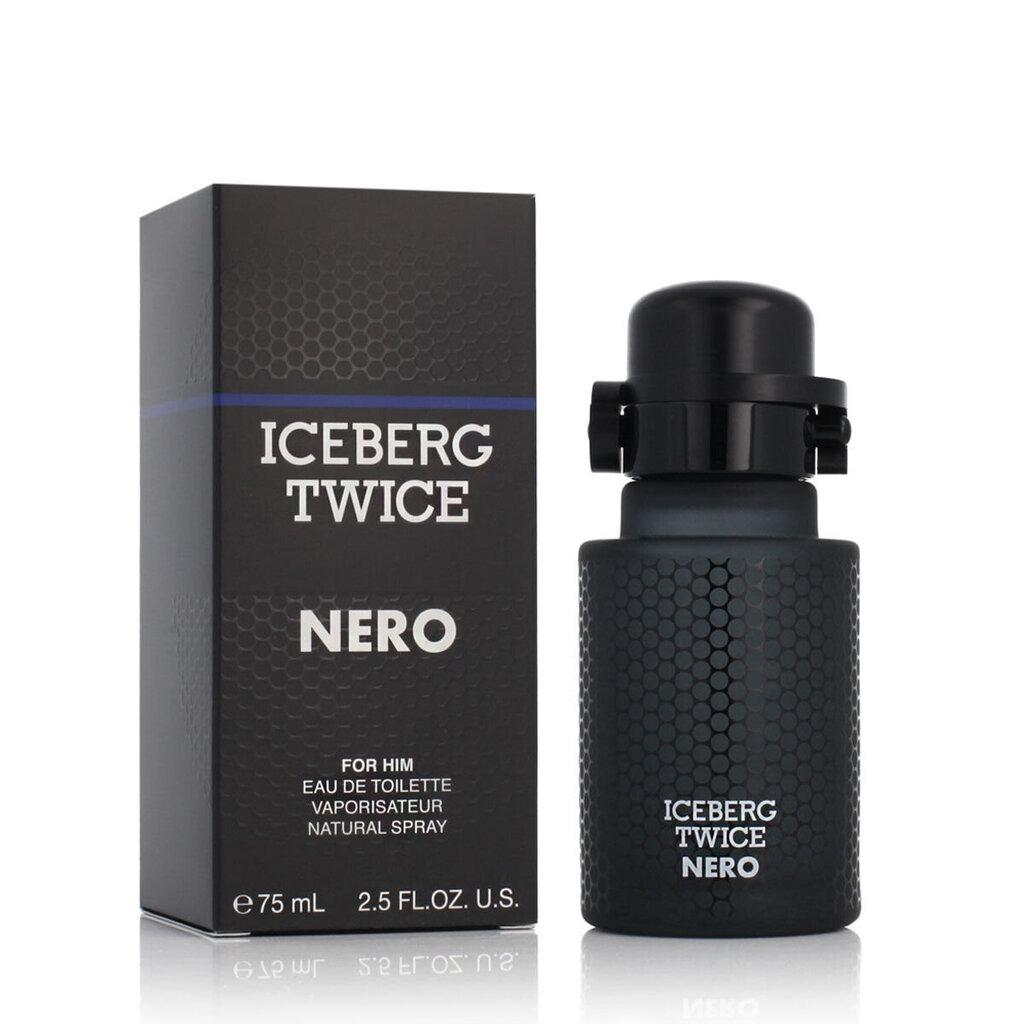 Tualetinis vanduo Iceberg Twice Nero For Him EDT vyrams, 75 ml kaina ir informacija | Kvepalai vyrams | pigu.lt