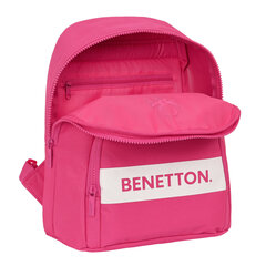 Laisvalaikio kuprinė Benetton Raspberry, 13 l, rožinė kaina ir informacija | Kuprinės ir krepšiai | pigu.lt