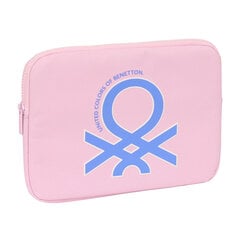 Чехол для ноутбука Benetton Pink Розовый (34 x 25 x 2 cm) цена и информация | Чехлы для планшетов и электронных книг | pigu.lt