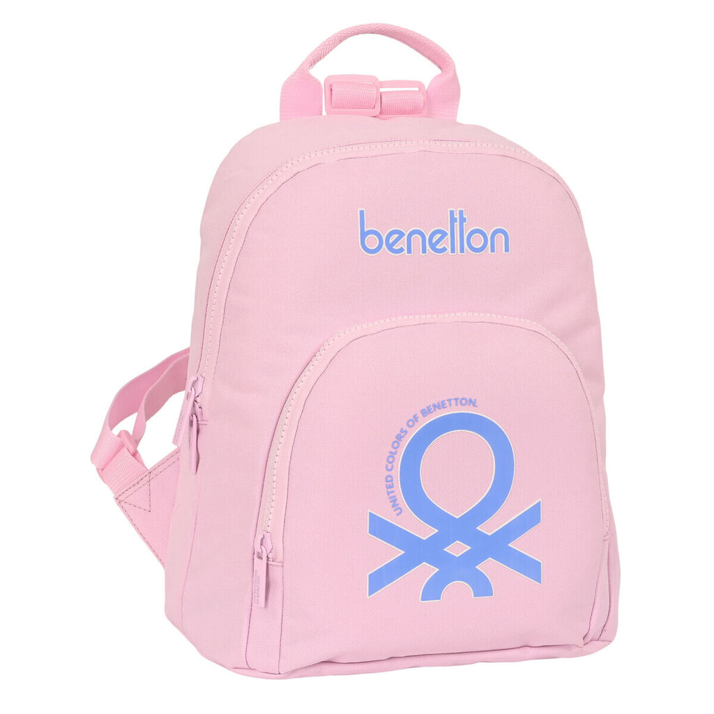 Laisvalaikio kuprinė Benetton, 13 L, rožinė kaina ir informacija | Kuprinės ir krepšiai | pigu.lt