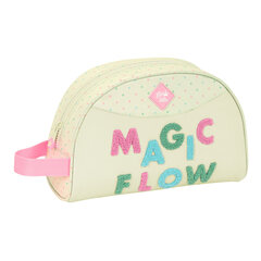 Школьный несессер Glow Lab Magic flow Бежевый (28 x 18 x 10 cm) цена и информация | Школьные рюкзаки, спортивные сумки | pigu.lt