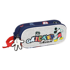 Двойной пенал Mickey Mouse Clubhouse Only one, синий, 21 x 8 x 6 см цена и информация | Пеналы | pigu.lt