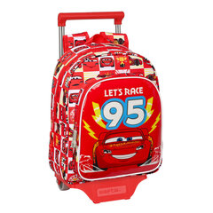 Школьный рюкзак с колесиками Cars Let's race цена и информация | Школьные рюкзаки, спортивные сумки | pigu.lt