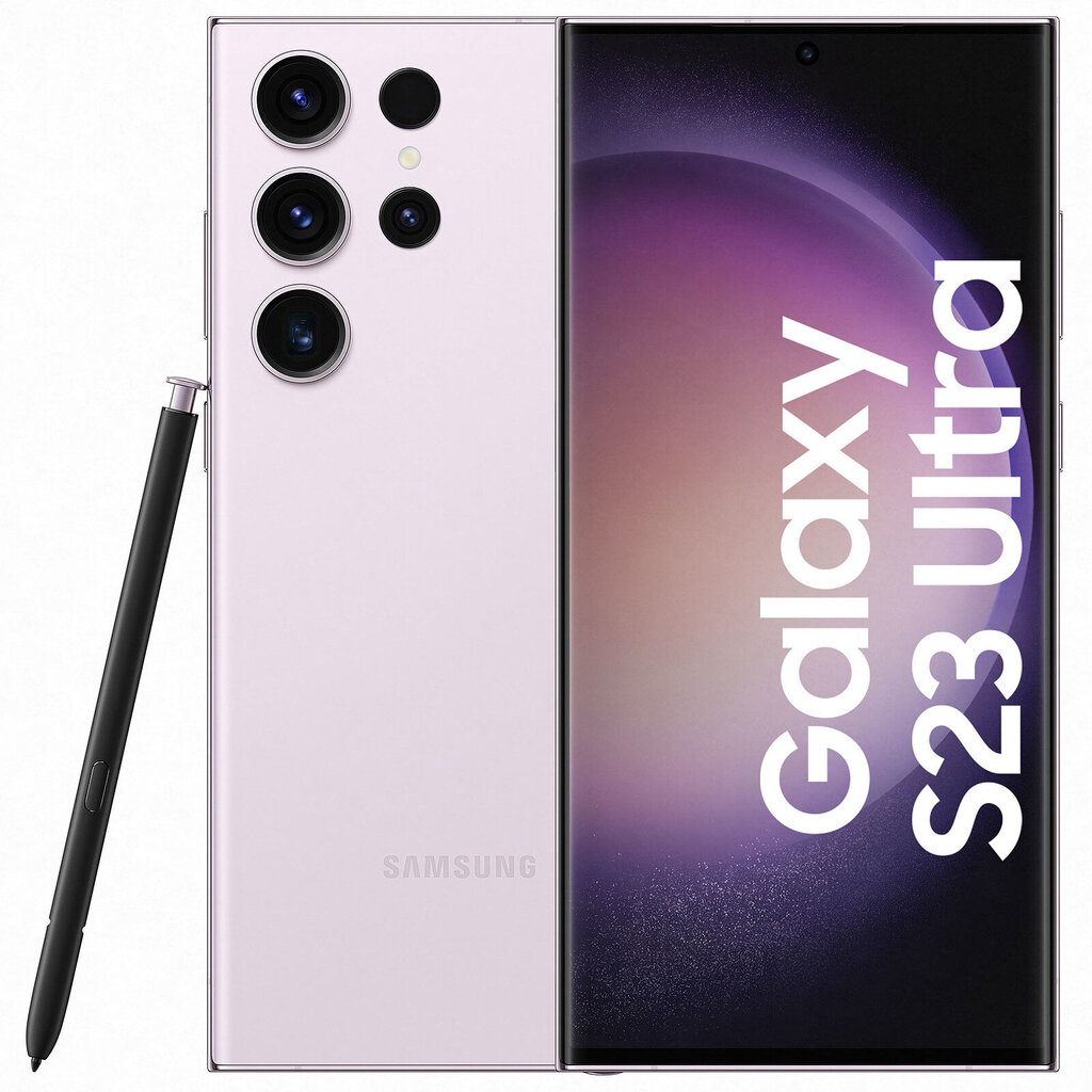 Samsung Galaxy S23 Ultra 5G 8/256GB SM-S918BLIDEUB Lavender kaina ir informacija | Mobilieji telefonai | pigu.lt