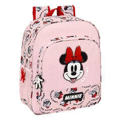 Школьный рюкзак Minnie Mouse Me time, розовый, 32 x 38 x 12 см цена и информация | Школьные рюкзаки, спортивные сумки | pigu.lt