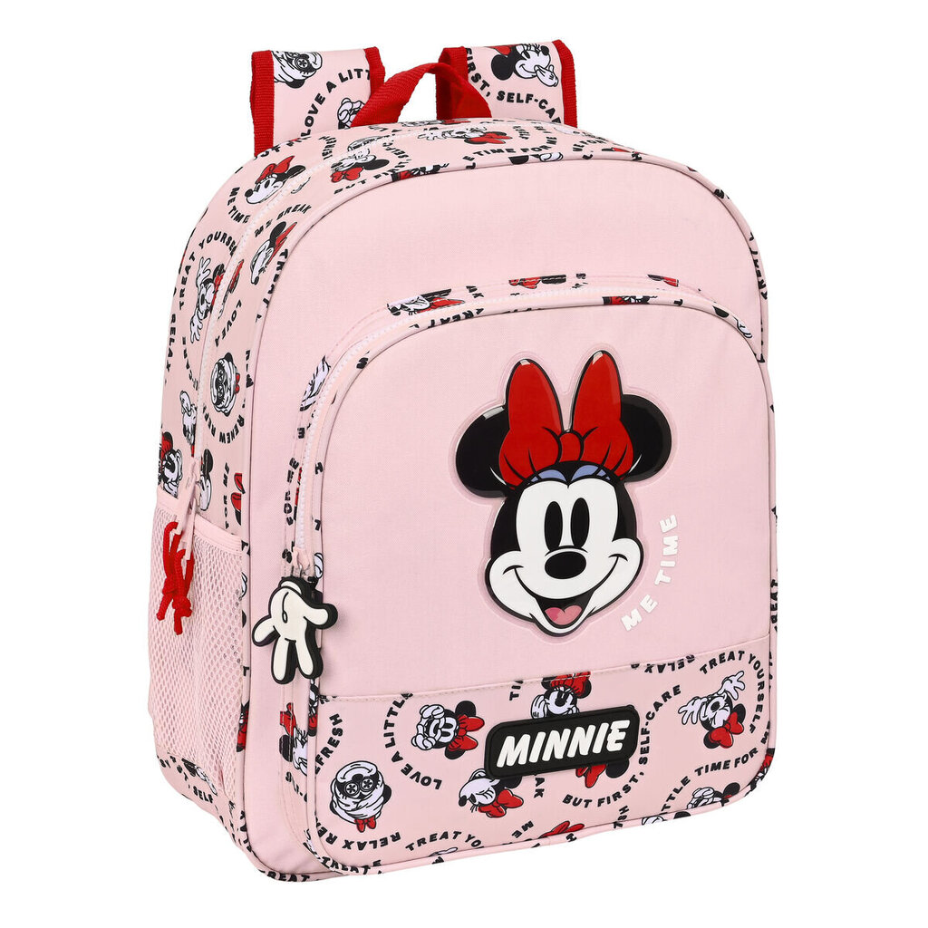 Mokyklinis krepšys Minnie Mouse Me time Rožinis kaina ir informacija | Kuprinės mokyklai, sportiniai maišeliai | pigu.lt