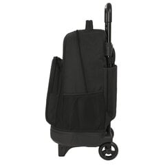 Школьный рюкзак с колесиками Kappa Black, чёрный, 33 x 45 x 22 см цена и информация | Школьные рюкзаки, спортивные сумки | pigu.lt