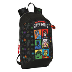 Повседневный рюкзак The Avengers Super heroes, чёрный, 10 л цена и информация | Рюкзаки и сумки | pigu.lt