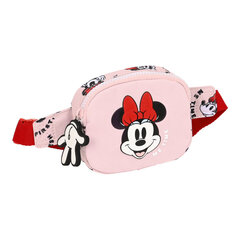 Сумка на пояс Minnie Mouse Me time 14 x 11 x 4 cm Розовый цена и информация | Аксессуары для детей | pigu.lt