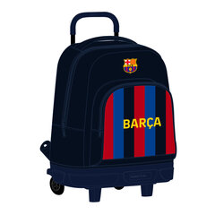 Kuprinė su ratukais F.C. Barcelona, mėlyna, 33 x 45 x 22 cm kaina ir informacija | Kuprinės mokyklai, sportiniai maišeliai | pigu.lt