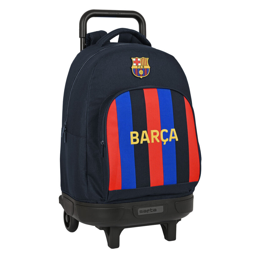 Kuprinė su ratukais F.C. Barcelona, mėlyna, 33 x 45 x 22 cm kaina ir informacija | Kuprinės mokyklai, sportiniai maišeliai | pigu.lt