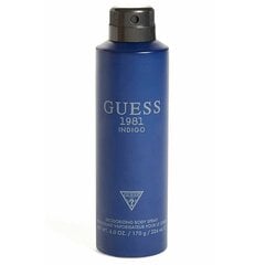 Purškiamas dezodorantas vyrams Guess 1981 Indigo For Men, 226 ml kaina ir informacija | Dezodorantai | pigu.lt