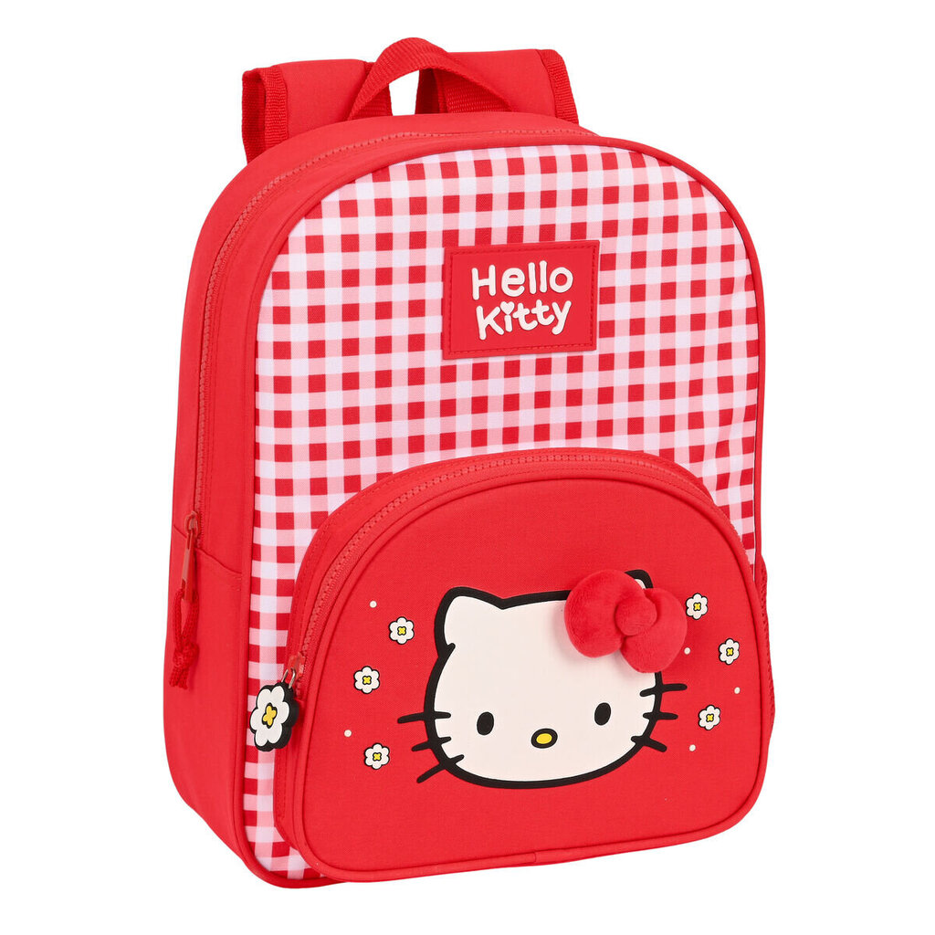 Kuprinė Hello Kitty Spring, raudona, 26 x 34 x 11 cm kaina ir informacija | Kuprinės mokyklai, sportiniai maišeliai | pigu.lt
