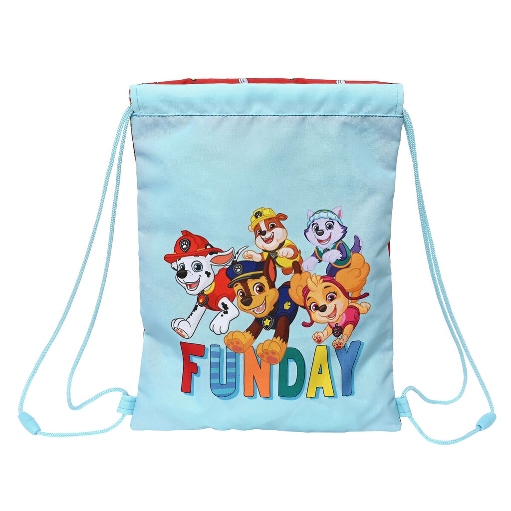 Kuprinė su virvutėmis The Paw Patrol Funday, 26 x 34 x 1 cm kaina ir informacija | Kuprinės mokyklai, sportiniai maišeliai | pigu.lt