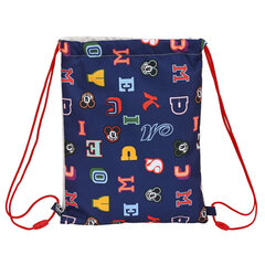 Сумка-рюкзак на веревках Mickey Mouse Clubhouse Only one, тёмно синий, 26 x 34 x 1 см цена и информация | Школьные рюкзаки, спортивные сумки | pigu.lt