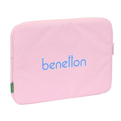 Чехол для ноутбука Benetton Pink Розовый (34 x 25 x 2 cm) цена и информация | Чехлы для планшетов и электронных книг | pigu.lt