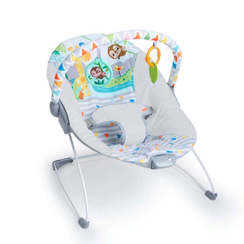 Gultukas kūdikiams Bright Starts Safari Fun S7102050 kaina ir informacija | Gultukai ir sūpynės | pigu.lt