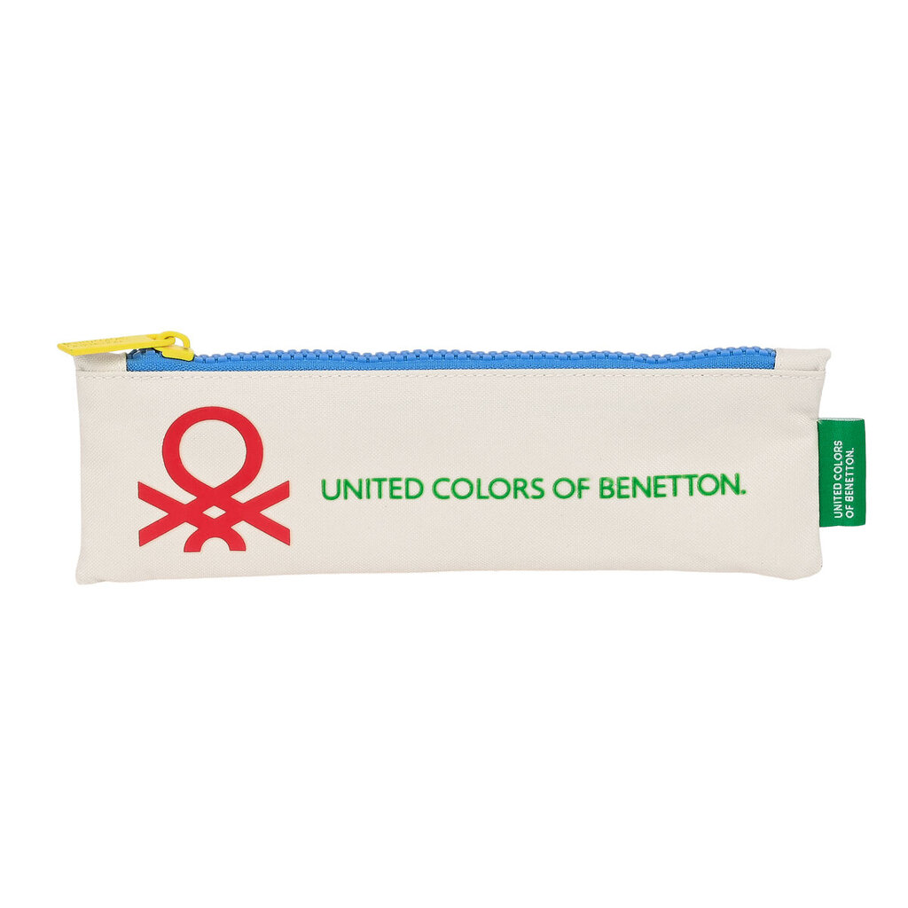 Mokyklinis dėklas Benetton Topitos Balta 20 x 6 x 1 cm цена и информация | Penalai | pigu.lt