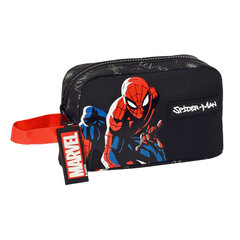 Šiluminė pietų dėžutė Spiderman Hero, 21.5 x 12 x 6.5 cm, Juoda kaina ir informacija | Maisto saugojimo  indai | pigu.lt