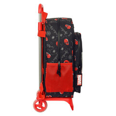 Школьный рюкзак с колесиками Spiderman Hero Чёрный (33 x 42 x 14 cm) цена и информация | Школьные рюкзаки, спортивные сумки | pigu.lt