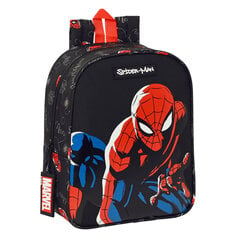 Детский рюкзак Spiderman Hero Чёрный (22 x 27 x 10 cm) цена и информация | Школьные рюкзаки, спортивные сумки | pigu.lt